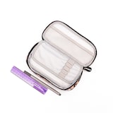 thumbnail of 1 Federmäppchen Leopard 21x9x5cm Beige Schwarz Schulsachen Federtasche für Stifte Füller Spitzer Radiergummi Lineal Mäppchen Stifttasche