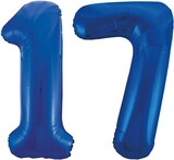 thumbnail of XL Folienballon blau Zahl 17