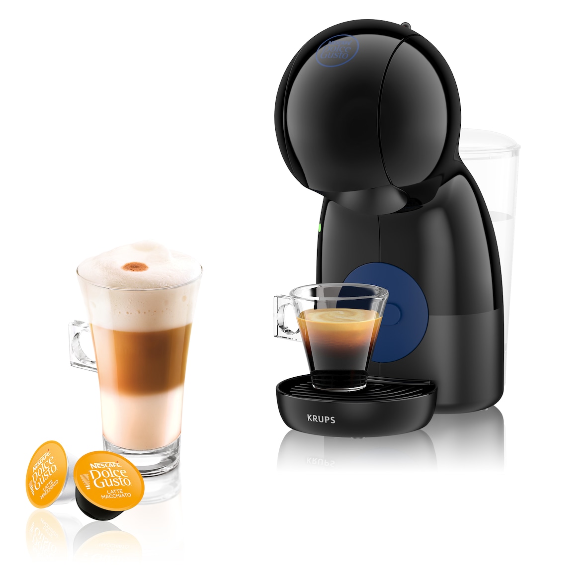 Krups Piccolo XS KP1A08 Máquina de café semiautomática de tampones de 0,8 l.