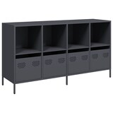 thumbnail of vidaXL Sideboard Anthrazit 135x39x73,5 cm Kaltgewalzter Stahl