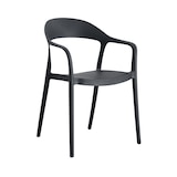 thumbnail of METRO PROFESSIONAL Gastro stapelbare armstoel Laveria, kunststof, zwart