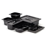 thumbnail of HENDI Container GN 1/2 zwart polycarbonaat, Profi Line, 12,5L, Zwart, 325x265x(H)200mm