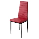 thumbnail of Albatros Esszimmerstühle MILANO 6er Set, Rot - Polsterstuhl mit Kunstleder-Bezug, Modernes Stilvolles Design am Esstisch - Küchenstuhl oder Stuhl