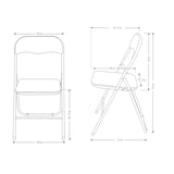 thumbnail of Pack de 6 sillas plegables color gris. Modelo Sevilla