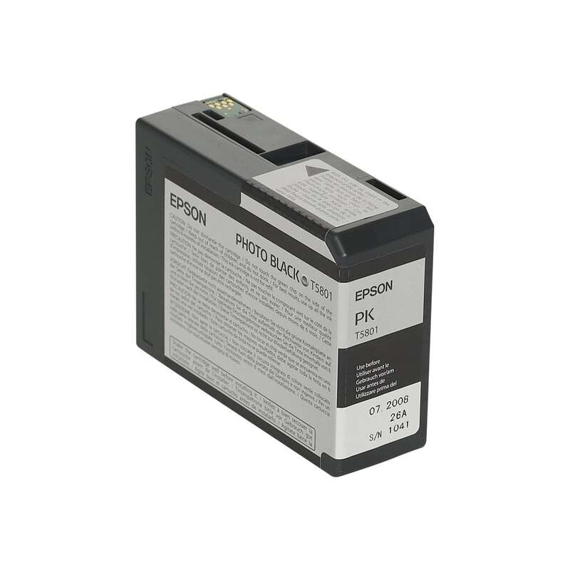 Epson Original T5801 Druckerpatrone photo schwarz 80ml (C13T580100)