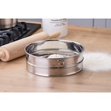 thumbnail of aro Peneira para farinha, aço inoxidável, Ø 22.5 x 8.2 cm, prateado