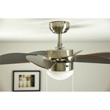 thumbnail of Deckenventilator Turbo Swirl Chrom 105 cm mit Licht 105