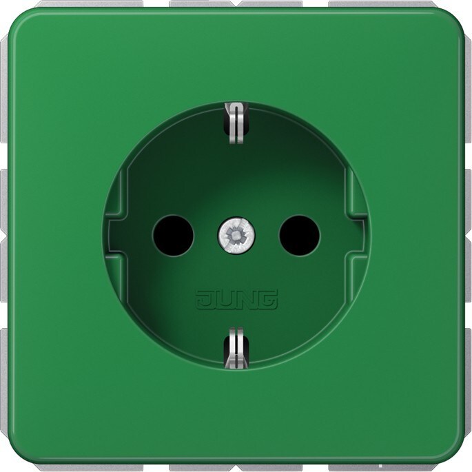Jung SCHUKO-Steckdose 16A 250V CD 1520 BFKI GN CD1520BFKIGN