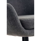thumbnail of DELUKE® Barhocker mit Lehne Dunkelgrau VILO - Stoffbezug, 99x55x46cm | Barhocker mit Lehne Tresenhocker Barstuhl Küchenhocker Thekenhocker hoher Stuhl
