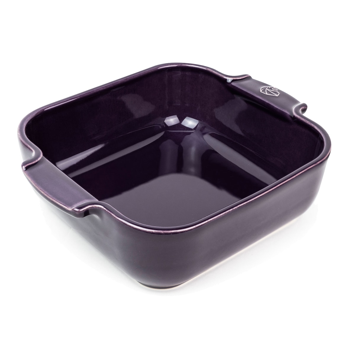 PEUGEOT Keramik Auflaufform APPOLIA 21cm Quadratisch Aubergine Spülmaschinenfest
