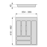 thumbnail of Range-couvert pour tiroir Optima Universal Pour tiroir de 40 cm Emuca