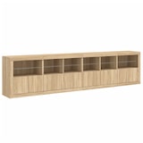 thumbnail of Helloshop26 - Buffet Sideboard Kommode Kleiderschrank Aufbewahrungsmöbel Organizer für Küche Wohnzimmer Lounge mit Sonoma 02_0029957