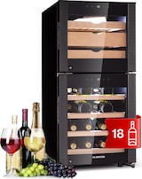 thumbnail of Klarstein El Dorado 89 Käse & Weinkühlschrank 2 Zonen Touch 89L LED Schwarz