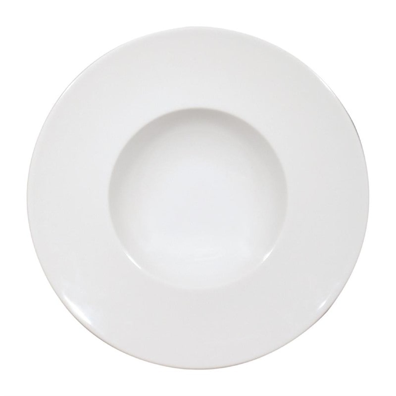 Assiette à pâtes ronde K-Bowl Napoli 28 cm blanche