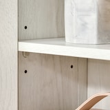 thumbnail of kleankin Armario de Baño de Pared con 2 Puertas de Vidrio y Estante Ajustable Mueble Colgante de Baño para Cocina Dormitorio Aseo 60x19,5x54 cm Blanco