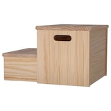 thumbnail of WellHome - Scaletta da banco a 2 gradini rifinita senza vernice 35x25x20 cm