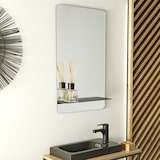 thumbnail of Miroir rectangulaire 40 x 70 cm SIMONA avec tablette en métal