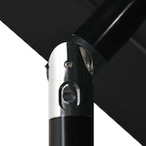 thumbnail of vidaXL Sonnenschirm mit Aluminium-Mast 3-lagig Schwarz 3,5 m