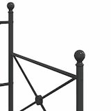 thumbnail of vidaXL Tagesbett ohne Matratze Schwarz 80x200 cm Stahl