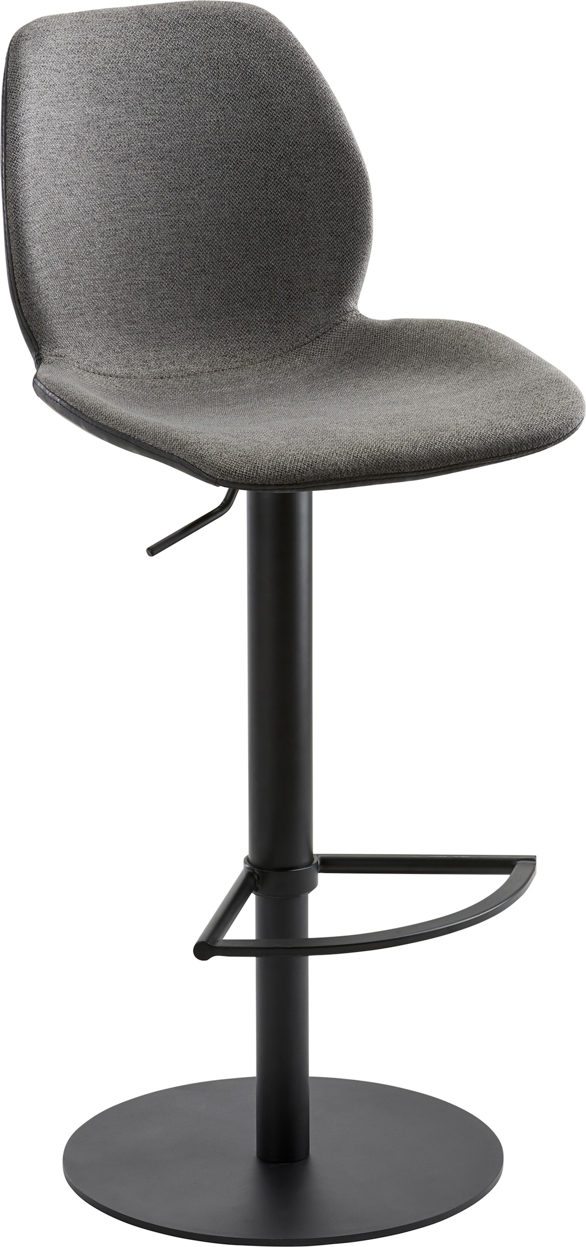 Mayer Sitzmöbel, Bar- und Tresenhocker 1276, Anthrazit-meliert/Schwarz, 1276_03_524