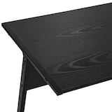 thumbnail of HOMCOM Mesa de Computadora de Forma L Estudio Gran Espacio 112,5x152x74cm Negro