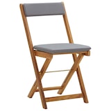 thumbnail of Comedor de jardín plegable 3 piezas madera maciza de acacia 5