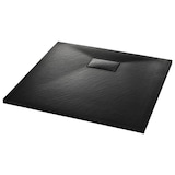 thumbnail of Helloshop26 - Plato de ducha rectangular para baño hogar interior orificio de desagüe estándar de 9 cm smc 90 x 80 cm negro 02_0003456