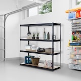 thumbnail of Metalen zwaarlast stelling 160x60x180 cm zwart