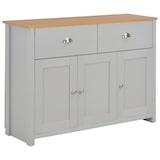 thumbnail of Helloshop26 - Buffet bahut armoire console meuble de rangement gris 112 cm 4402264