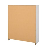 thumbnail of WellHome - Meuble à chaussures à abattants en bois avec 2 compartiments en coloris Blanc 71 x 25 x 86 cm - Adaja