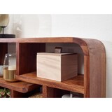 thumbnail of Wandregal 80x55x15 cm Sheesham Massivholz Hängeregal Modern Schwebend, Großes Design Schweberegal, Regal Hängend Wohnzimmer, Bücherregal