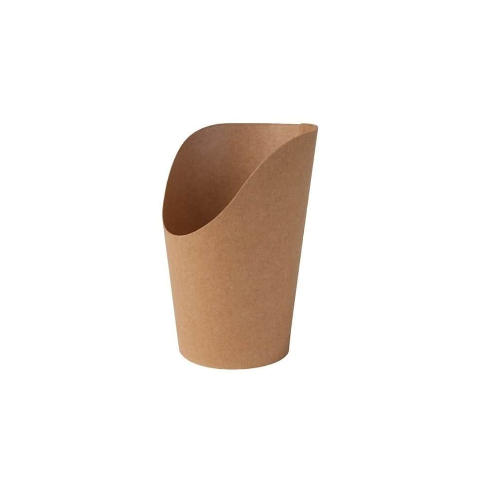 greenbox - Envase para wrap 300 ml, cartón kraft, marrón, con revestimiento de PLA, 1000 ud.