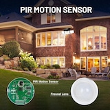 thumbnail of Lumisky focos solares GLEAMAX con sensores Plástico Negro