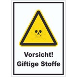 thumbnail of Vorsicht Giftige Stoffe Aufkleber A2 (420x594mm)