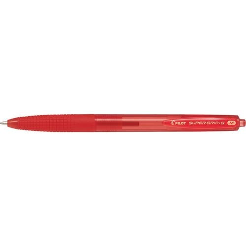 PILOT Stylo bille SUPER GRIP G rétractable pointe moyenne encre Rouge