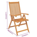 thumbnail of Helloshop26 - Conjunto de comedor de jardín de 5 piezas muebles de exterior madera maciza de acacia 02_0013746