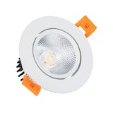 thumbnail of efectoLED Foco Downlight LED 7W COB Direccionable Circular Blanco Corte Ø 70 mm No Flicker Blanco Neutro 4500K
