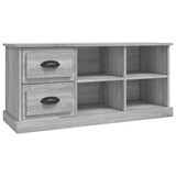 thumbnail of Mueble de TV madera contrachapada gris Sonoma 102x35,5x47,5 cm