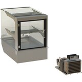 thumbnail of Showcase "Stockholm" eckig, für 1 KB, 2 Auslagen  530x510/200x792mm (BxHxT), Drehtür links  steckerfertig mit Schnellkupplung