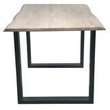 thumbnail of SIT Möbel Esstisch Baumkante 160 cm | Platte 26 mm Akazie hell gekälkt antik | Gestell schwarz | B 160 x T 85 x H 77 cm | 07107-65 | Serie TABLES&CO