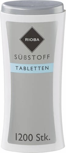 RIOBA Süßstoff Tabletten 1200 Stück (72 g)
