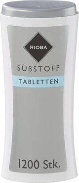 thumbnail of RIOBA Süßstoff Tabletten 1200 Stück (72 g)