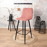 thumbnail of DS4U - Gaby barkruk velvet 65 cm 2.0 - roze