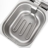 thumbnail of Romux® Fritadeira Elétrica Industrial 5 Litros Simples de Bancada | Fritadeira Profissional Aço Inoxidável 3500 W com Termostato Alta Precisão