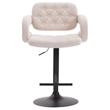 thumbnail of Barhocker Dublin Stoff beige/schwarz