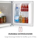 thumbnail of Scooby Minikühlschrank 40 Liter Kompressor 39 dB kompakt Silber-Metallic