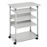 thumbnail of Durable, Pc Workstation System 75 VH, con ruote, 5 ripiani, 75 x 53,4 x 95/125 cm, grigio