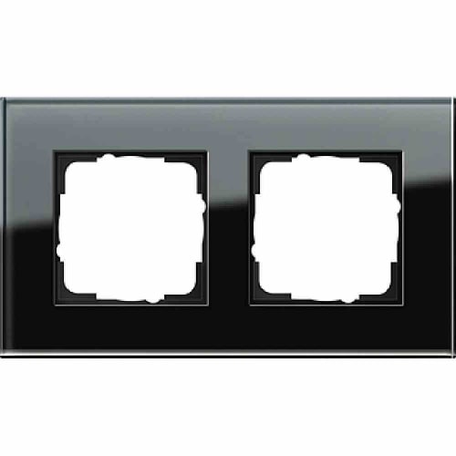 Esprit Rahmen, 2f, schwarz, Glas, Unterputzmontage, 021205