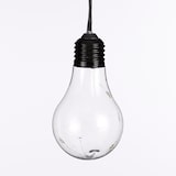 thumbnail of Tisch Haenger schwarz Mit 10 warm weiss Led Lampen solar - l250xh110cm