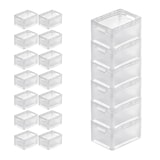 thumbnail of PROREGAL MegaDeal 20x Transparenter Eurobehälter LightLine mit offenem Griff und Scharnierdeckel | HxBxT 22x30x40cm | 24 Liter | Eurobox